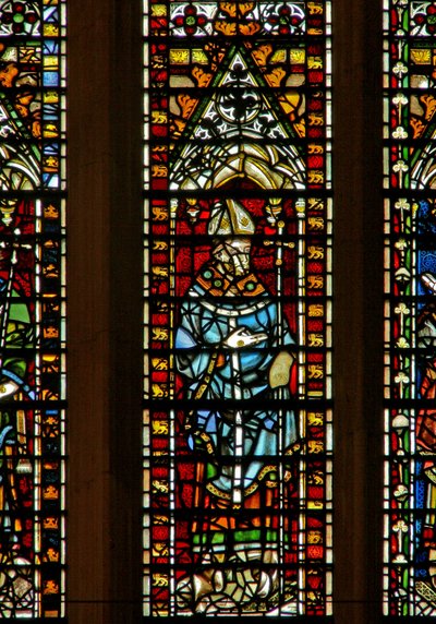 Window Ww som viser en erkebiskop av English School