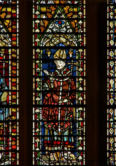 Window Ww som viser en erkebiskop av English School