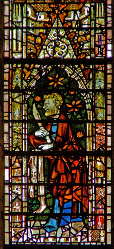 Vindu c6 som viser St Bartholomew av English School