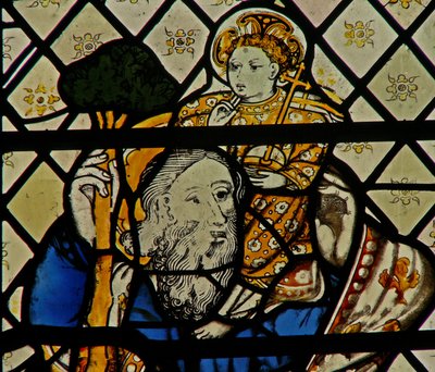 Vindu w46 som viser St Christopher av English School