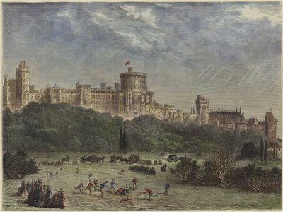 Windsor slott av English School