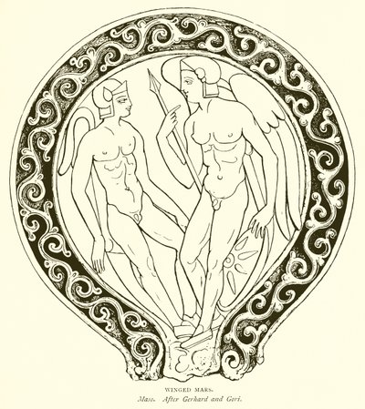Geflügelter Mars von English School