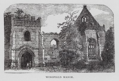 Wingfield Manor (gravering) av English School