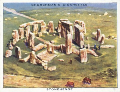 Vinger over imperiet: Stonehenge (fargelitografi) av English School