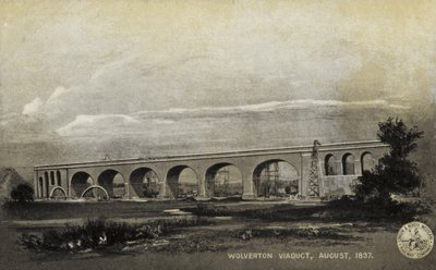 Wolverton Viaduct, august 1837 av English School