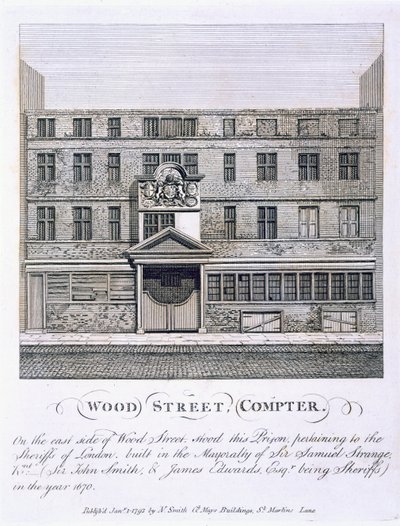 Wood Street, Compter, pub. 1793. av English School