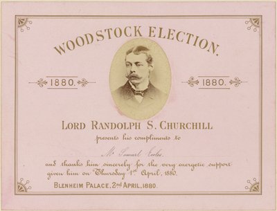 Woodstock-valget 1880 av English School
