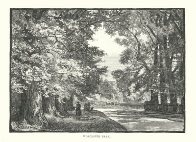 Worcester Park (gravering) av English School