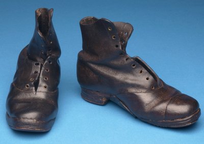 Arbeidsstøvler, ca. 1900 (skinn) av English School
