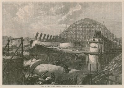Verkene til Midland Railway-terminalen på Euston Road av English School