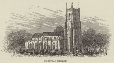 Worstead Church (gravering) av English School