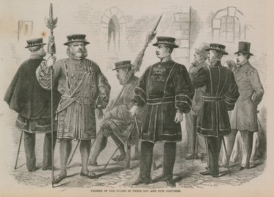 Yeomen of the Guard i sine gamle og nye kostymer av English School