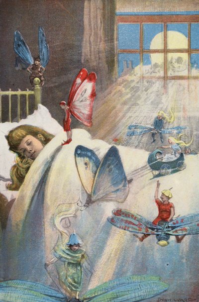 Fefolk (fargelitografi) av Enoch Ward
