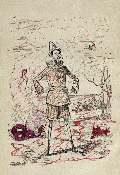 Pinocchio, 1883 av Enrico Mazzanti