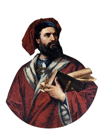 Marco Polo, 1867 av Enrico Podio