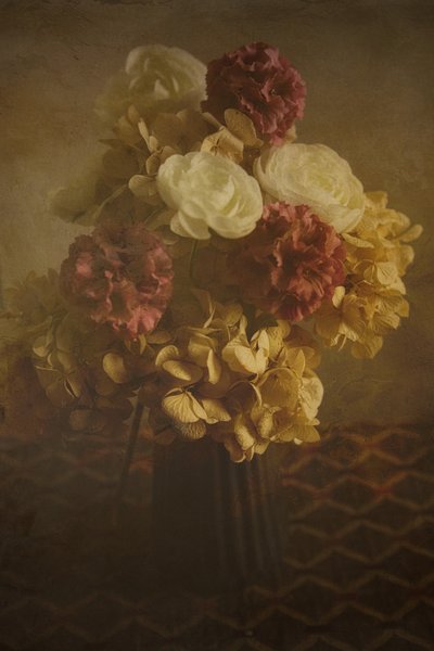 Vintage blomsterbukett av Enrico Sottocorna