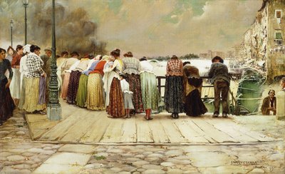 På broen, 1893 av Enrique Serra