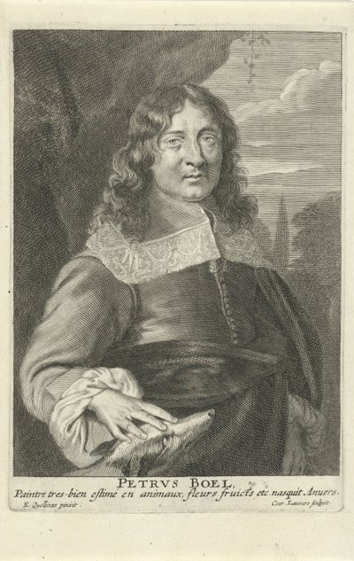 Peeter Boel, gravert av Conrad Lauwers, ca. 1649-62 (gravering) av Erasmus (after) Quellinus