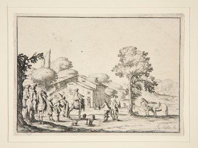 Samling for jakten av Ercole Bazzicaluva