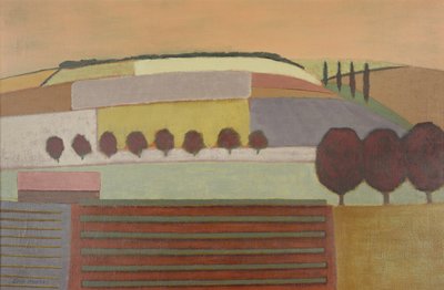 Roussillon landskap av Eric Contemporary Artist Hains