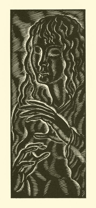 Blind jente av Eric Gill