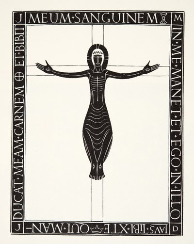 Krusifiks av Eric Gill