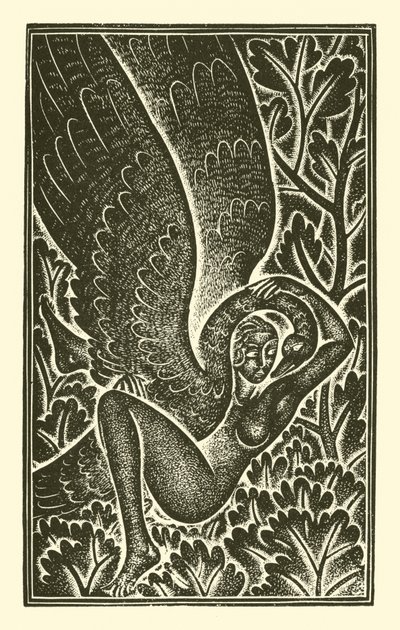 Leda elsket av Eric Gill
