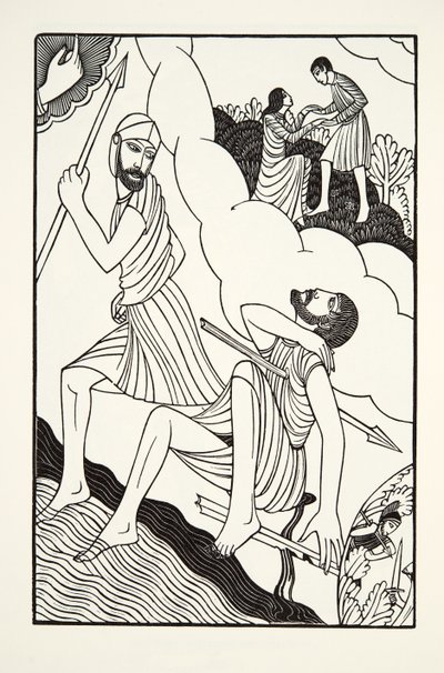 Troilus død av Eric Gill
