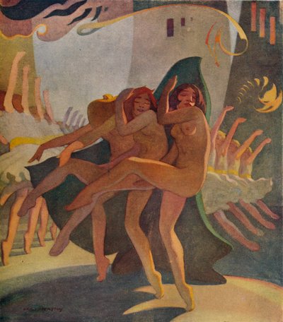 Danserytme, c1920 av Eric Harald Macbeth Robertson