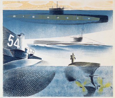 Forskjellige aspekter av ubåter, 1941 av Eric Ravilious