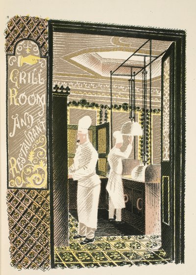 Restaurant and Grill Room, illustrasjon fra 