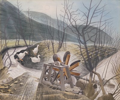 Vannhjul, 1938 av Eric Ravilious