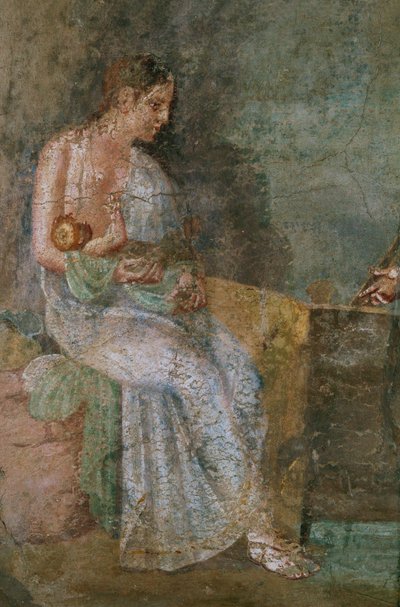 Danae og Perseus som barn av Erich Lessing