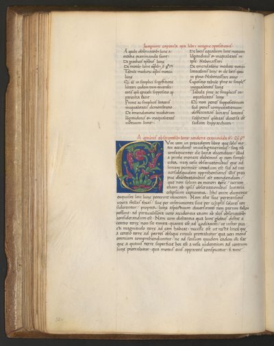 Helside: tekst med initialen #39;C#39;... av Erich Lessing