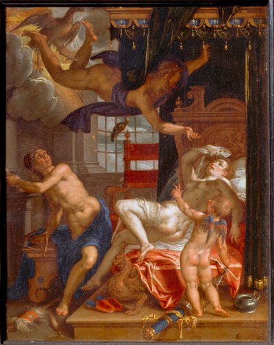 Jupiter går inn i Danaes kammer… av Erich Lessing