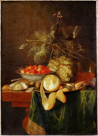 Stilleben med skrelt sitron… av Erich Lessing