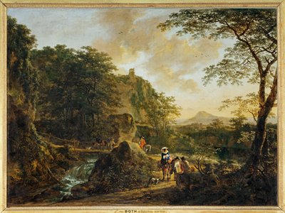 Landskap med reisende… av Erich Lessing