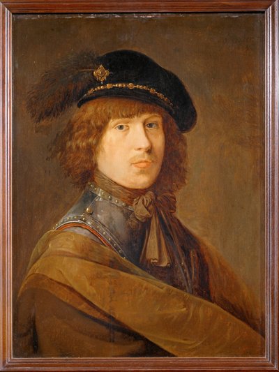 Portrett av kunstneren i rustning… av Erich Lessing