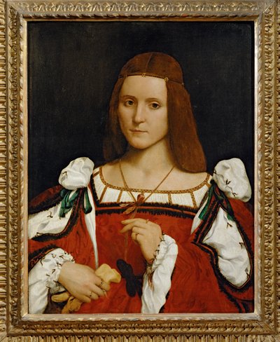 Portrett av en kvinne ... av Erich Lessing