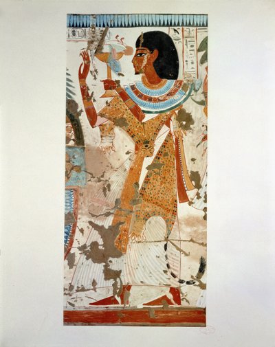 Ypperstepresten Userhet ofrer en fugl … av Erich Lessing