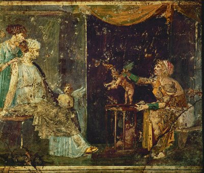 To elegante damer hos innkjøperen av Erich Lessing