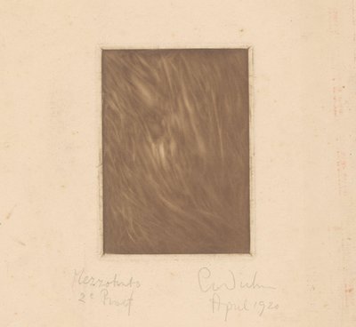 Abstrakt komposisjon av Erich Wichmann (signed by artist)