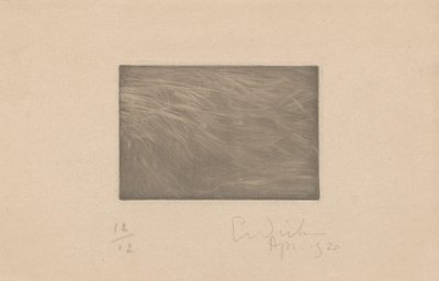 Abstrakt komposisjon av Erich Wichmann (signed by artist)