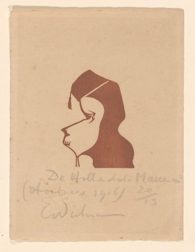 De Hollandsche Maecenas (original tittel på objekt) av Erich Wichmann (signed by artist)