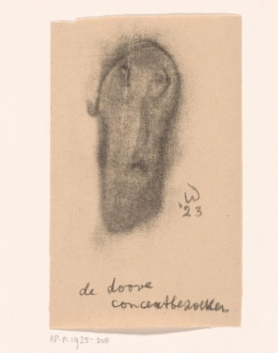 Den døve konsertgjengeren (originaltittel på objekt) Idealisten II og ytterligere Marginalnotater (original serietittel) av Erich Wichmann