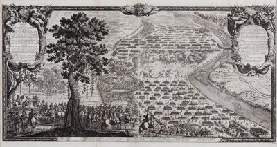 Slaget ved Warszawa i juli 1656 av Erik Dahlbergh