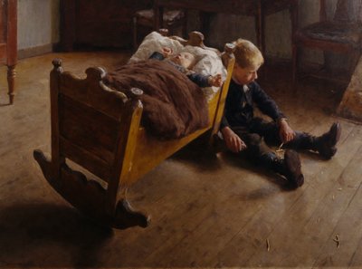 To brødre av Erik Theodor Werenskiold