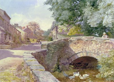Llanegryn, Nord-Wales (maleri) av Ernest Albert Chadwick