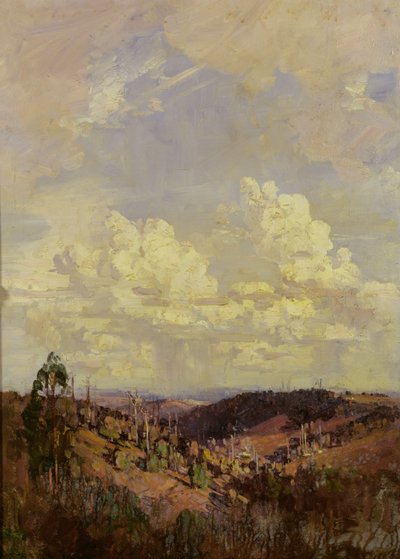 And Let the Clouds of Even and of Morn (Tennyson) av Arthur Streeton