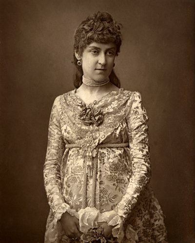 Angela Fenton , britisk skuespillerinne, 1887. av Ernest Barraud